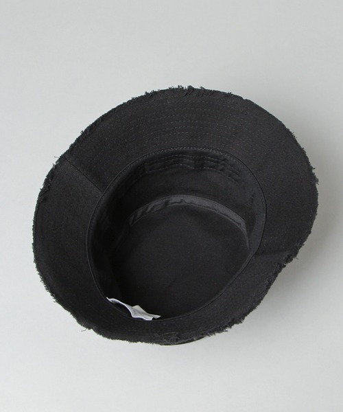 HARE（ハレ）の「ブリムクラッシュバケットハット(HARE)（ハット・レディース・アイボリー/ブラック・FREE）」の7枚目の写真