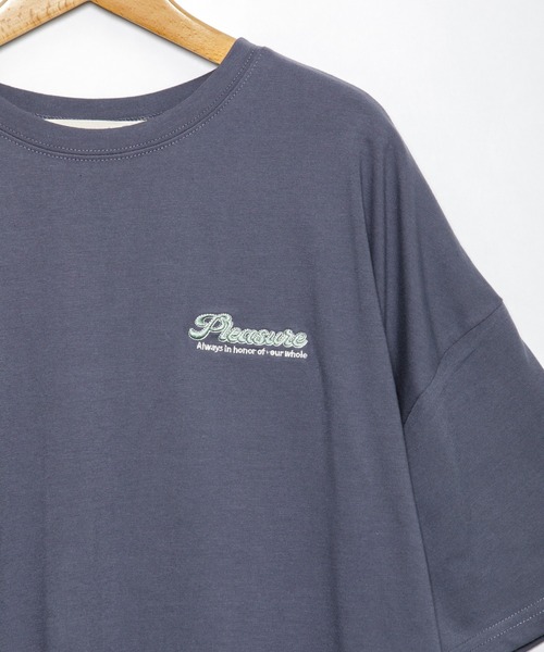 AS KNOW AS plus（アズノゥアズプラス）の「☆ポップな楕円ビッグＴシャツ（Tシャツ/カットソー・レディース・オフホワイト/ライトピンク/スミクロ/ライトブルー・FREE）」の21枚目の写真