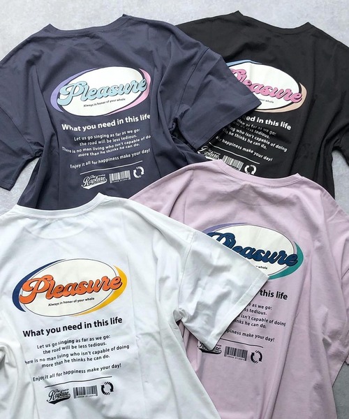 AS KNOW AS plus（アズノゥアズプラス）の「☆ポップな楕円ビッグＴシャツ（Tシャツ/カットソー・レディース・オフホワイト/ライトピンク/スミクロ/ライトブルー・FREE）」の11枚目の写真