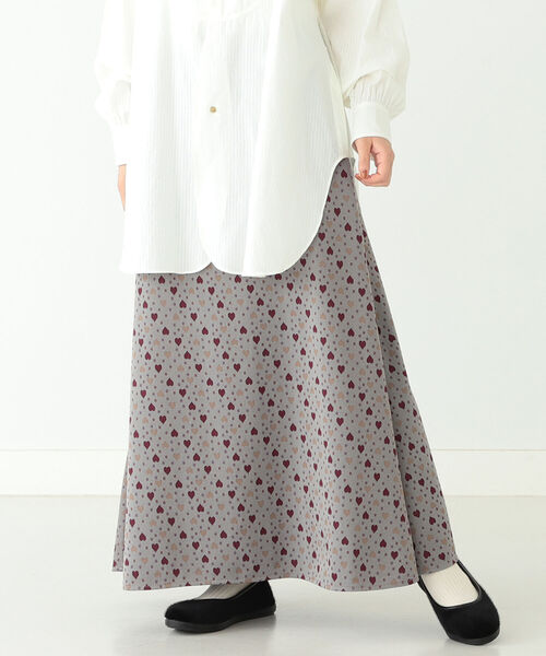 BEAMS BOY（ビームスボーイ）の「BEAMS BOY / ジャカード スカート（スカート・レディース・サックスブルー/グリーン・ONE SIZE）」の2枚目の写真