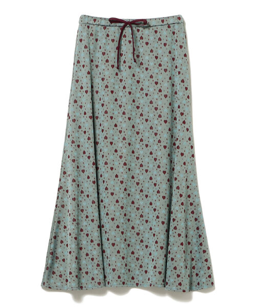 BEAMS BOY（ビームスボーイ）の「BEAMS BOY / ジャカード スカート（スカート・レディース・サックスブルー/グリーン・ONE SIZE）」の5枚目の写真