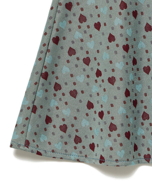 BEAMS BOY（ビームスボーイ）の「BEAMS BOY / ジャカード スカート（スカート・レディース・サックスブルー/グリーン・ONE SIZE）」の6枚目の写真