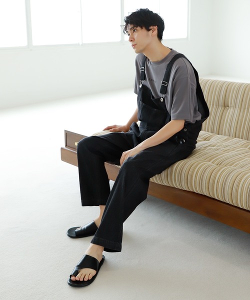 LAKOLE（ラコレ）の「デニムオーバーオール / 215221（サロペット/オーバーオール・メンズ・ブラック/ネイビー・MEDIUM/LARGE）」の12枚目の写真