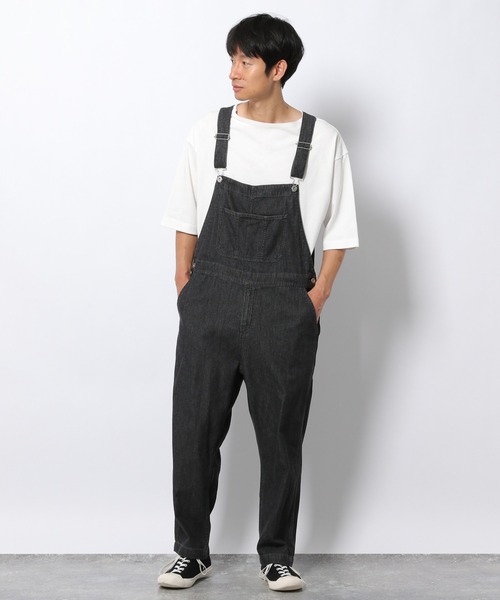 LAKOLE（ラコレ）の「デニムオーバーオール / 215221（サロペット/オーバーオール・メンズ・ブラック/ネイビー・MEDIUM/LARGE）」の14枚目の写真