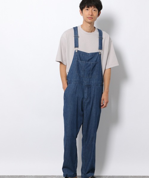 LAKOLE（ラコレ）の「デニムオーバーオール / 215221（サロペット/オーバーオール・メンズ・ブラック/ネイビー・MEDIUM/LARGE）」の6枚目の写真
