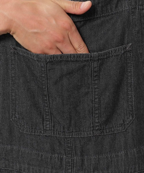 LAKOLE（ラコレ）の「デニムオーバーオール / 215221（サロペット/オーバーオール・メンズ・ブラック/ネイビー・MEDIUM/LARGE）」の11枚目の写真