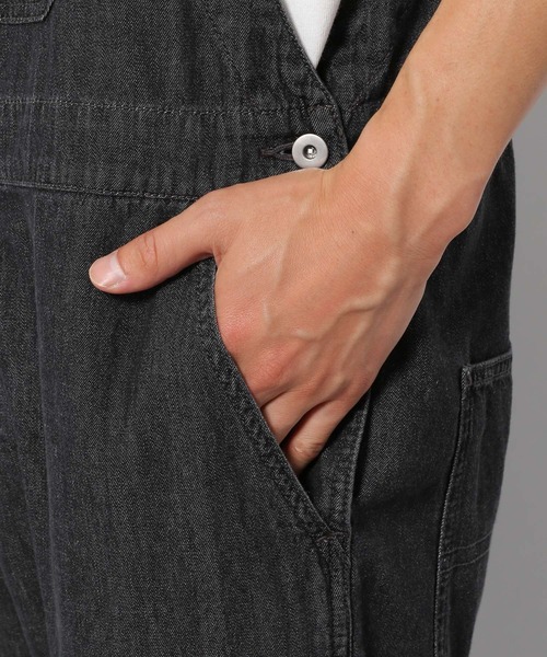 LAKOLE（ラコレ）の「デニムオーバーオール / 215221（サロペット/オーバーオール・メンズ・ブラック/ネイビー・MEDIUM/LARGE）」の5枚目の写真