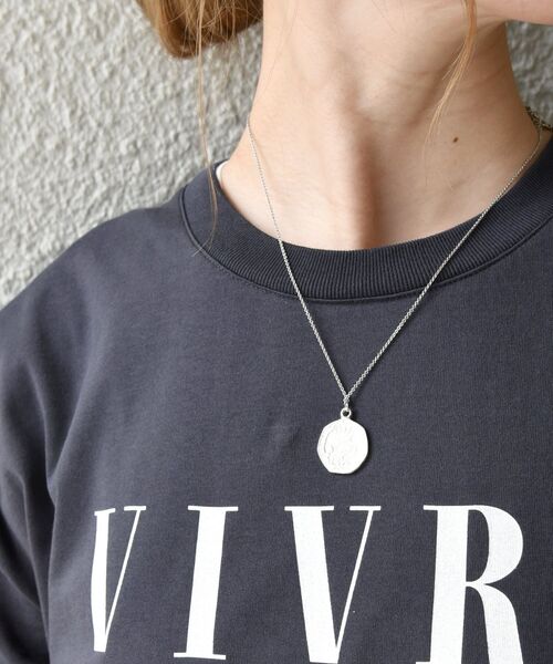 SHIPS any(シップス エニィ)の「SHIPS any: コイン モチーフ ネックレス◇(ネックレス・レディース・シルバー/ゴールド・ONE SIZE)」の1枚目の写真