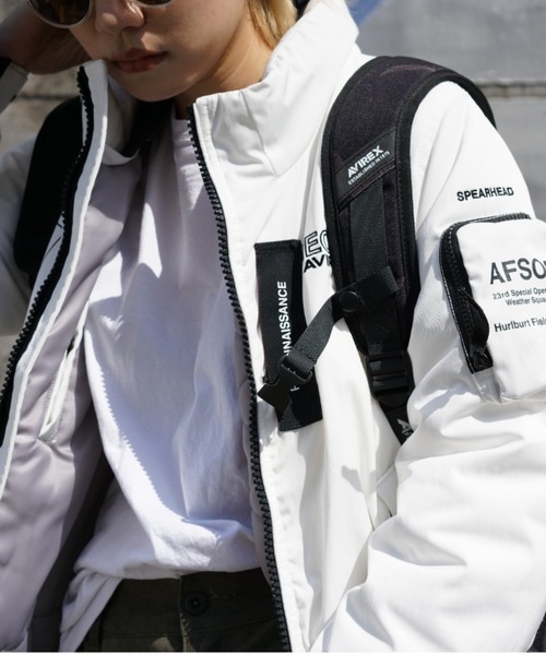 AVIREX（アヴィレックス）の「【AVIREX FLYER'S】リーコンスクエア バックパック/ RECON SQUARE BACK PACK（バックパック/リュック・レディース・ホワイト/Black・FREE）」の10枚目の写真