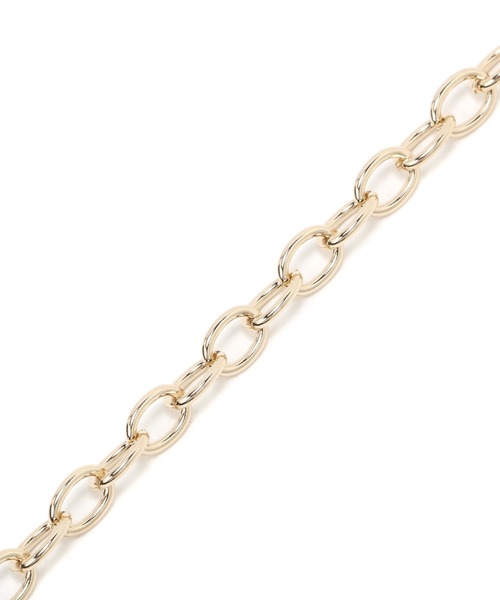 Kastane（カスタネ）の「【fiw.】ケシパール×チェーンネックレス（ネックレス・レディース・ゴールド/シルバー・FREE）」の5枚目の写真