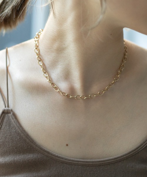 Kastane（カスタネ）の「【fiw.】ケシパール×チェーンネックレス（ネックレス・レディース・ゴールド/シルバー・FREE）」の3枚目の写真