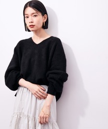 ADAM ET ROPE' | FOXウールVネックプルオーバー(ニット/セーター)