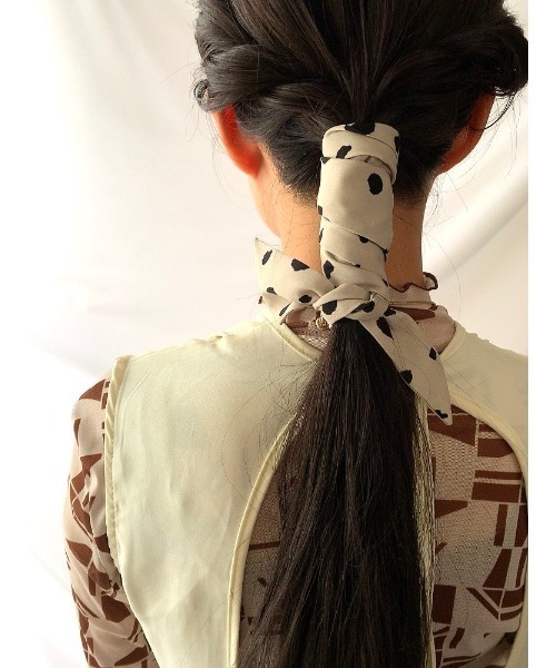 mou(モウ)の「ダルメシアン柄ヘアリボン(その他ヘアアクセサリー・レディース・ブラック/ブラウン/ベージュ・FREE)」の11枚目の写真