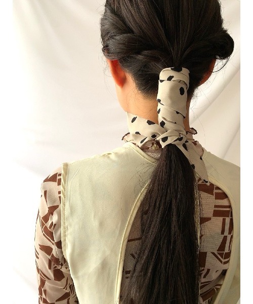 mou(モウ)の「ダルメシアン柄ヘアリボン(その他ヘアアクセサリー・レディース・ブラック/ブラウン/ベージュ・FREE)」の14枚目の写真