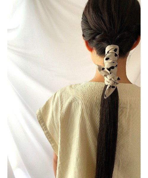 mou(モウ)の「ダルメシアン柄ヘアリボン(その他ヘアアクセサリー・レディース・ブラック/ブラウン/ベージュ・FREE)」の8枚目の写真
