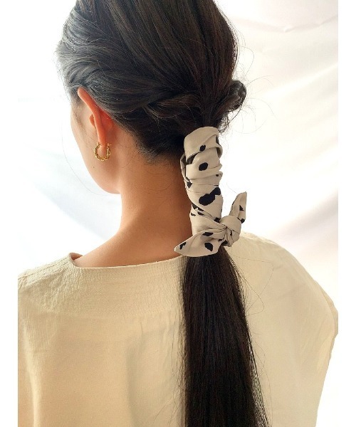 mou(モウ)の「ダルメシアン柄ヘアリボン(その他ヘアアクセサリー・レディース・ブラック/ブラウン/ベージュ・FREE)」の12枚目の写真