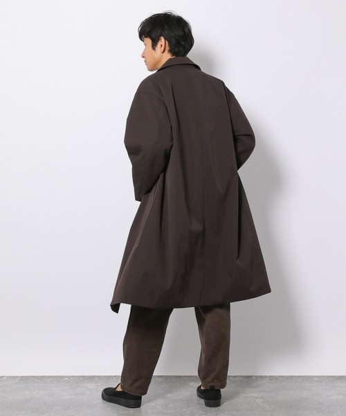 LAKOLE（ラコレ）の「ドビーダブルBIGコート / 218472（トレンチコート・メンズ・ブラック/ブラウン/ベージュ・MEDIUM/LARGE）」の20枚目の写真