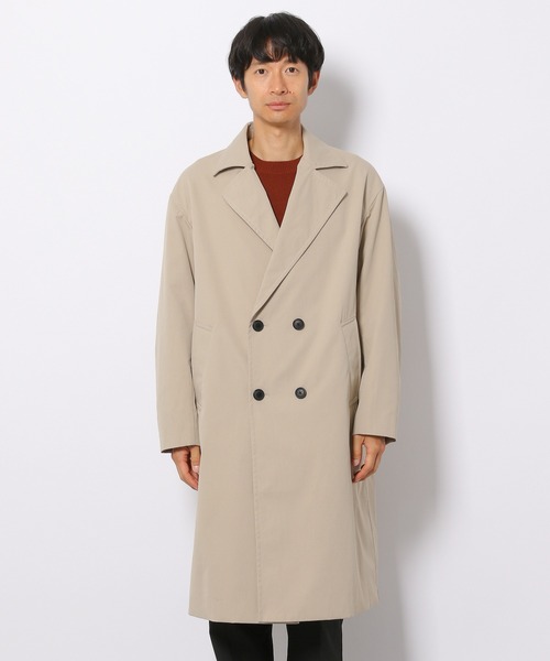 LAKOLE（ラコレ）の「ドビーダブルBIGコート / 218472（トレンチコート・メンズ・ブラック/ブラウン/ベージュ・MEDIUM/LARGE）」の8枚目の写真