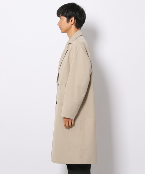 LAKOLE（ラコレ）の「ドビーダブルBIGコート / 218472（トレンチコート・メンズ・ブラック/ブラウン/ベージュ・MEDIUM/LARGE）」の10枚目の写真