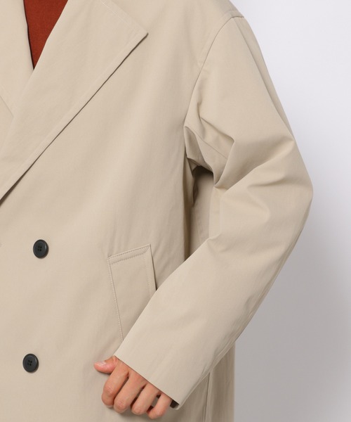 LAKOLE（ラコレ）の「ドビーダブルBIGコート / 218472（トレンチコート・メンズ・ブラック/ブラウン/ベージュ・MEDIUM/LARGE）」の13枚目の写真