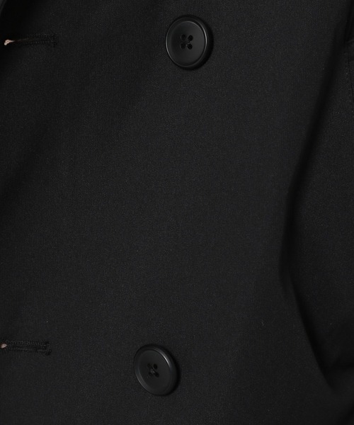 LAKOLE（ラコレ）の「ドビーダブルBIGコート / 218472（トレンチコート・メンズ・ブラック/ブラウン/ベージュ・MEDIUM/LARGE）」の19枚目の写真