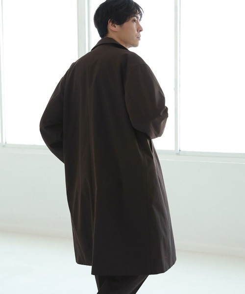 LAKOLE（ラコレ）の「ドビーダブルBIGコート / 218472（トレンチコート・メンズ・ブラック/ブラウン/ベージュ・MEDIUM/LARGE）」の22枚目の写真