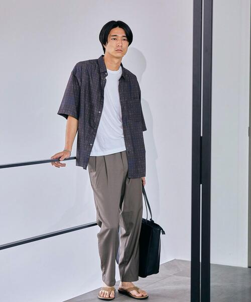 green label relaxing（グリーンレーベルリラクシング）の「OLT TWサージ 2P 9分丈 テーパード ユーティリティー パンツ -ウォッシャブル・ストレッチ-（その他パンツ・メンズ・ネイビー/モカ/その他1/ダークグレー・S/M/XL/L）」の11枚目の写真