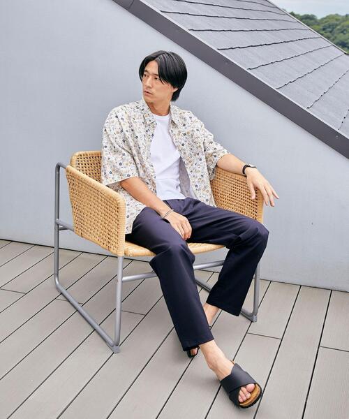 green label relaxing（グリーンレーベルリラクシング）の「OLT TWサージ 2P 9分丈 テーパード ユーティリティー パンツ -ウォッシャブル・ストレッチ-（その他パンツ・メンズ・ネイビー/モカ/その他1/ダークグレー・S/M/XL/L）」の12枚目の写真