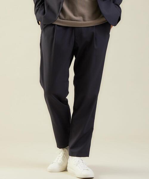 green label relaxing（グリーンレーベルリラクシング）の「OLT TWサージ 2P 9分丈 テーパード ユーティリティー パンツ -ウォッシャブル・ストレッチ-（その他パンツ・メンズ・ネイビー/モカ/その他1/ダークグレー・S/M/XL/L）」の8枚目の写真