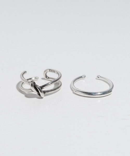 Ressaca（レサーカ）の「シルバー925 2点セット フリーサイズ リング（リング・レディース・A/B/C/D/E/F/G/H/I/J/K・FREE）」の5枚目の写真