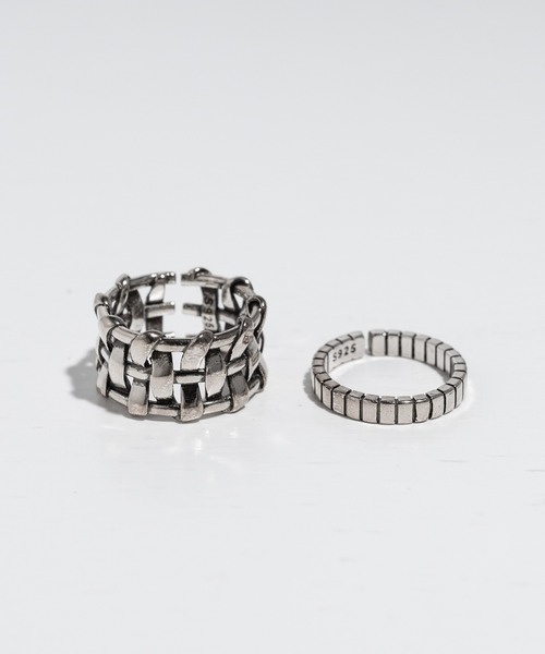 Ressaca（レサーカ）の「シルバー925 2点セット フリーサイズ リング（リング・レディース・A/B/C/D/E/F/G/H/I/J/K・FREE）」の6枚目の写真