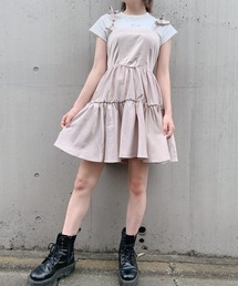 lilLilly | サテンリボンチュニック(ワンピース)