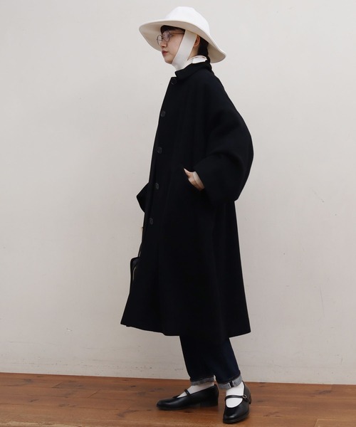 fig london エアリアルパイル sailor coat fig london エアリアルパイル sailor coat fig london