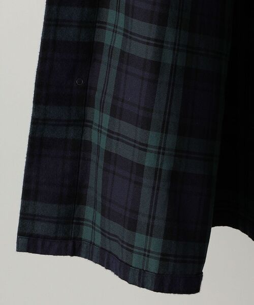 SHIPS Days（シップスデイズ）の「SHIPS Days: シャギーネル チェック ホスピタル シャツジャケット（カバーオール・メンズ・ネイビー・MEDIUM/LARGE）」の8枚目の写真