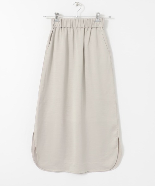 KBF+(ケービーエフプラス)の「KBF+ サテンストレートスカート∴(スカート・レディース・ライトグレー/ライトブルー/ブラウン・ONE)」の20枚目の写真