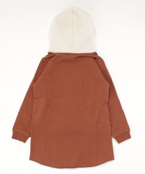 ROXY（ロキシー）の「ROXY/ロキシー キッズ パーカーワンピース TDR214081（パーカー・キッズ・オレンジ/グレー・150cm/140cm/130cm）」の3枚目の写真