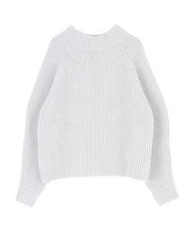 ハイネックふわっとタッチニット