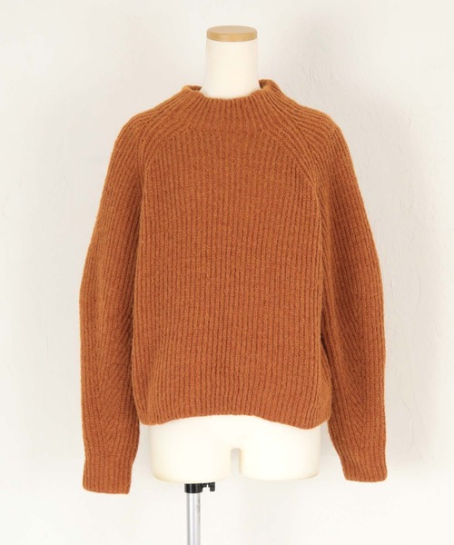 titivate（ティティベイト）の「ﾊｲﾈｯｸふわっとﾀｯﾁﾆｯﾄ（ニット/セーター・レディース・ライトブルー/パープル/アイボリー/ブラウン/グリーン/オフホワイト/ライトグレー/レッド/キャメル・M/S）」の17枚目の写真