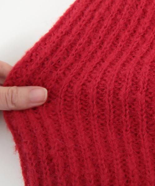 titivate（ティティベイト）の「ﾊｲﾈｯｸふわっとﾀｯﾁﾆｯﾄ（ニット/セーター・レディース・ライトブルー/パープル/アイボリー/ブラウン/グリーン/オフホワイト/ライトグレー/レッド/キャメル・M/S）」の22枚目の写真