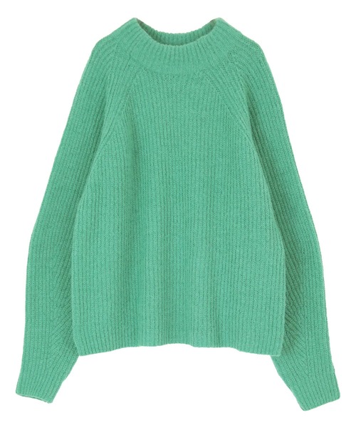 titivate（ティティベイト）の「ﾊｲﾈｯｸふわっとﾀｯﾁﾆｯﾄ（ニット/セーター・レディース・ライトブルー/パープル/アイボリー/ブラウン/グリーン/オフホワイト/ライトグレー/レッド/キャメル・M/S）」の10枚目の写真