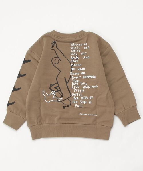 Mark Gonzales（マーク・ゴンザレス）の「プリントスウェットトレーナー（スウェット・キッズ・ブラック/ピンク/ベージュ・140cm/150cm/160cm/110cm/100cm/120cm/130cm）」の6枚目の写真