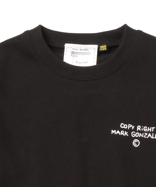 Mark Gonzales（マーク・ゴンザレス）の「プリントスウェットトレーナー（スウェット・キッズ・ブラック/ピンク/ベージュ・140cm/150cm/160cm/110cm/100cm/120cm/130cm）」の16枚目の写真