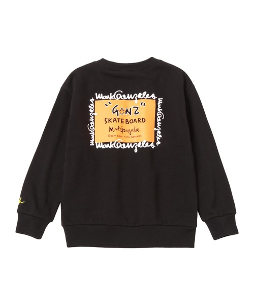 Mark Gonzales（マーク・ゴンザレス）の「プリントスウェットトレーナー（スウェット・キッズ・ブラック/ピンク/ベージュ・140cm/150cm/160cm/110cm/100cm/120cm/130cm）」の7枚目の写真