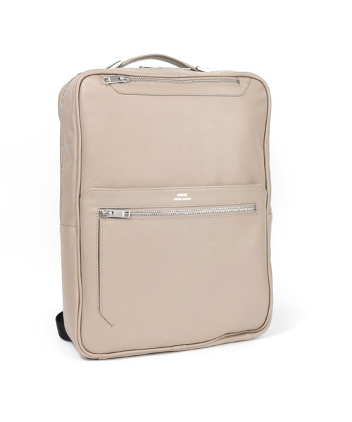 SEEKER(シーカー)の「【CITY】 WATERPROOFサフィアーノレザー スマートバックパック SKB-021CT5(バックパック/リュック・メンズ・ブラック/グレイッシュベージュ/ネイビー・FREE)」の1枚目の写真