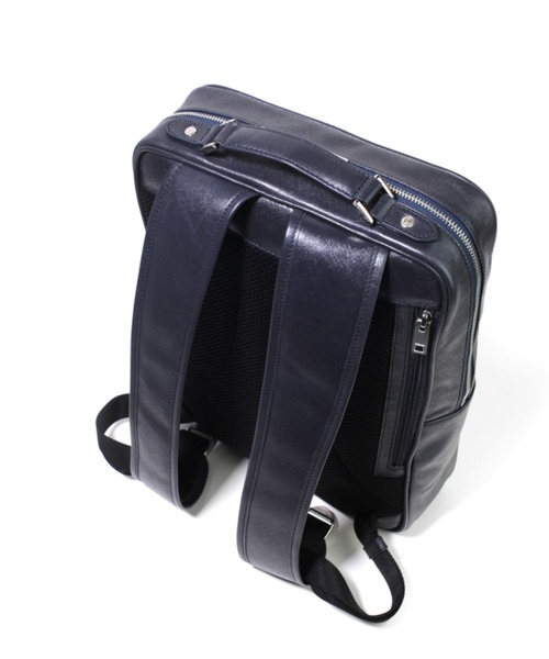SEEKER(シーカー)の「【CITY】 WATERPROOFサフィアーノレザー スマートバックパック SKB-021CT5(バックパック/リュック・メンズ・ブラック/グレイッシュベージュ/ネイビー・FREE)」の16枚目の写真