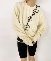 【miller×LULU】ジップスウェットトップ miller×LULU】ジップスウェットトップ