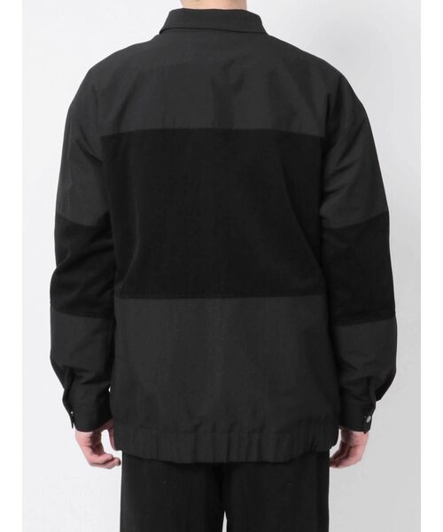 COTORICA（コトリカ）の「グログランスイッチコーチシャツジャケット（ブルゾン・メンズ・ブラック/カーキ・MEDIUM/LARGE）」の15枚目の写真