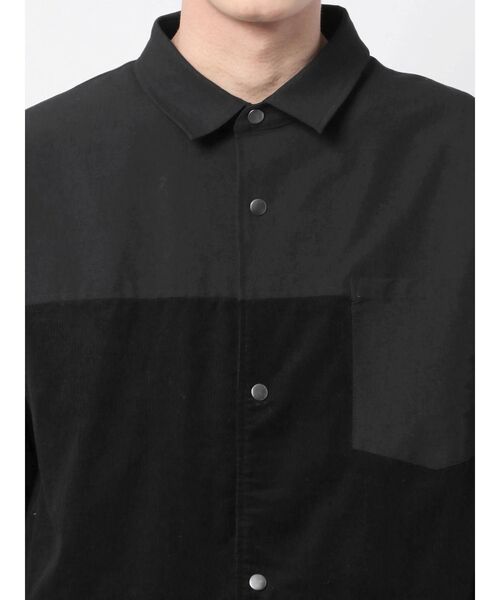 COTORICA（コトリカ）の「グログランスイッチコーチシャツジャケット（ブルゾン・メンズ・ブラック/カーキ・MEDIUM/LARGE）」の16枚目の写真