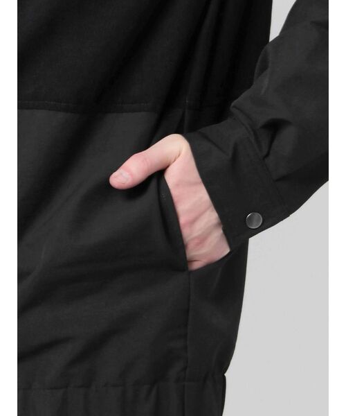 COTORICA（コトリカ）の「グログランスイッチコーチシャツジャケット（ブルゾン・メンズ・ブラック/カーキ・MEDIUM/LARGE）」の18枚目の写真