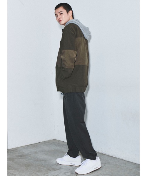 COTORICA（コトリカ）の「グログランスイッチコーチシャツジャケット（ブルゾン・メンズ・ブラック/カーキ・MEDIUM/LARGE）」の11枚目の写真